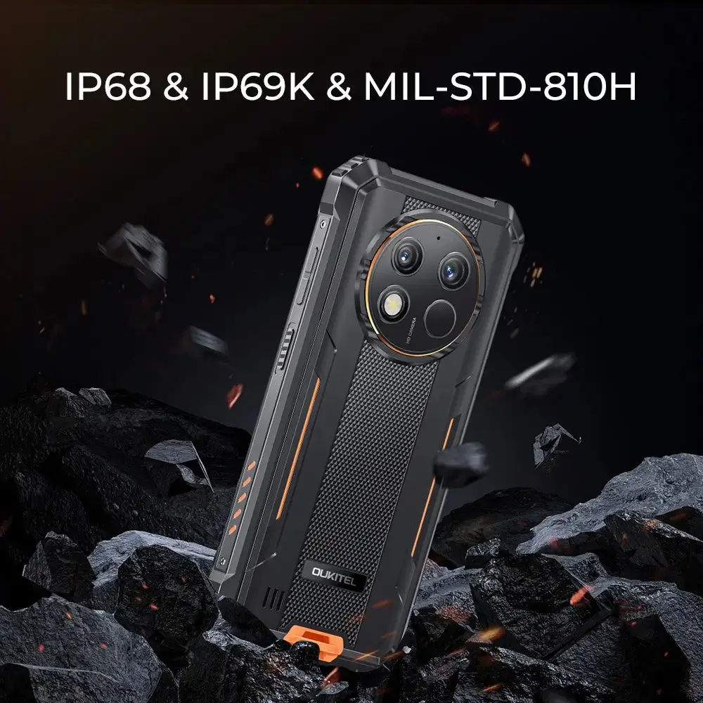 OUKITEL G1 Rugged Phone 6.52-inch 10600mAh Big Battery 48MP Camera (6+256GB) - Image 4