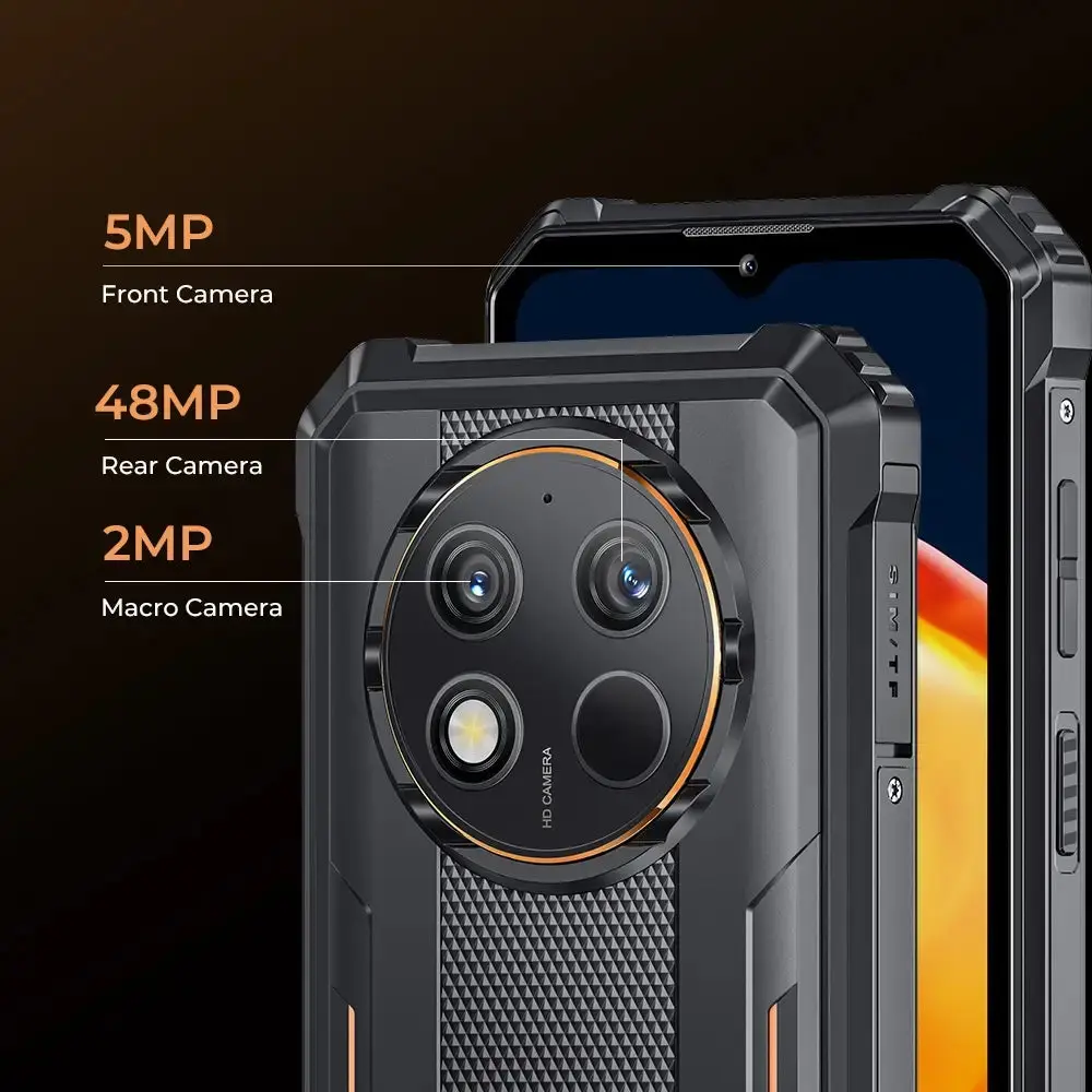OUKITEL G1 Rugged Phone 6.52-inch 10600mAh Big Battery 48MP Camera (6+256GB) - Image 6