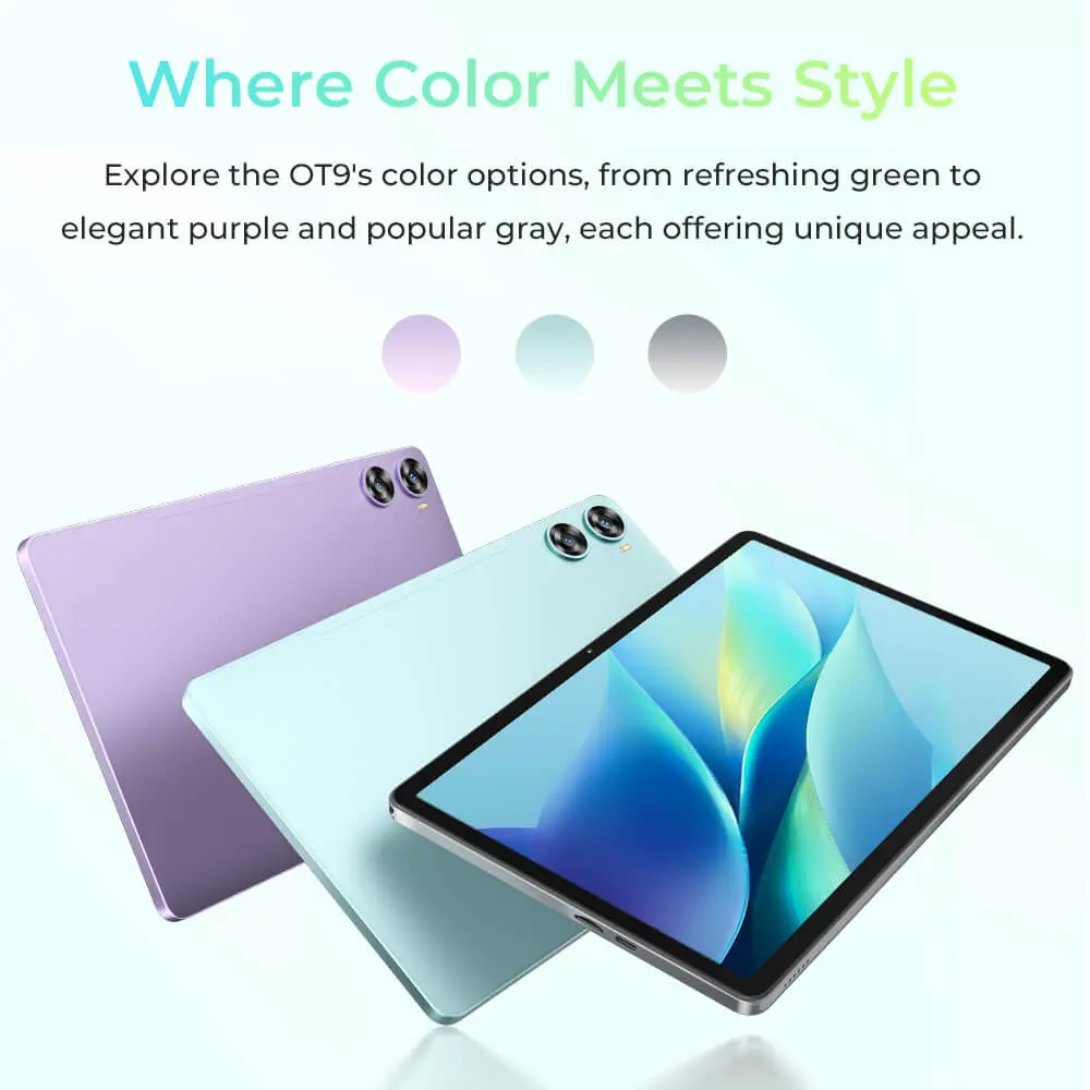 OUKITEL OT9 Smart Tablet Widevine L1 11-inch HD Display 8000mAh Battery Android 14 - Image 4
