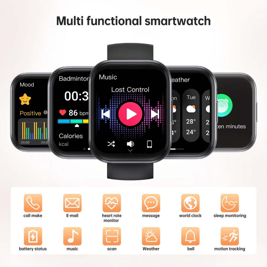 OUKITEL BT103 300mAh Battery Capacity Smartwatch - Image 6