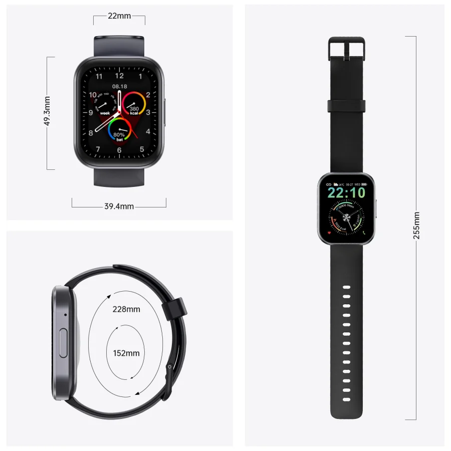 OUKITEL BT103 300mAh Battery Capacity Smartwatch - Image 8