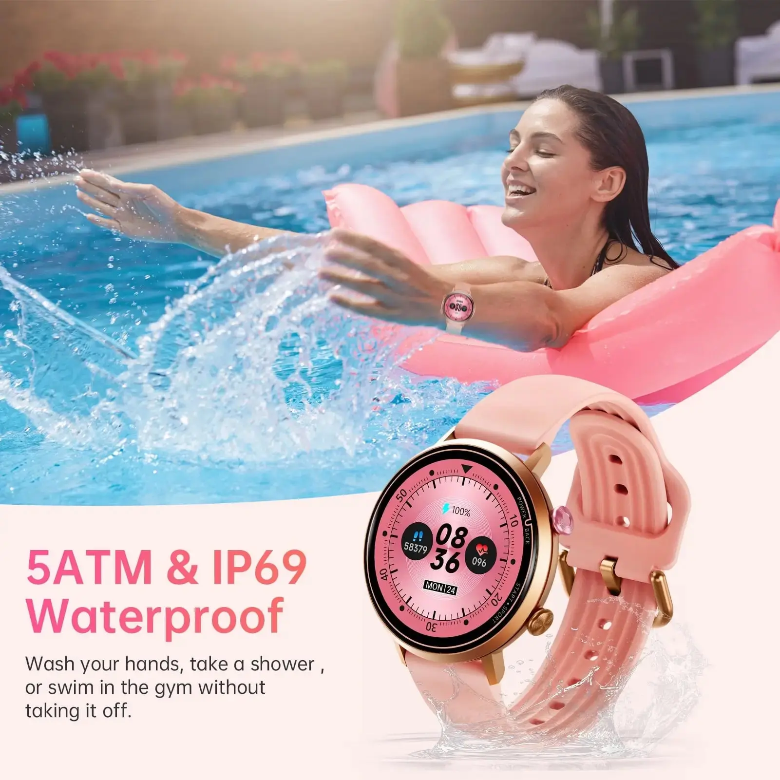 OUKITEL BT60 Rugged Outdoor Watch 230mAh, 5ATM | OUKITEL Store - Image 3