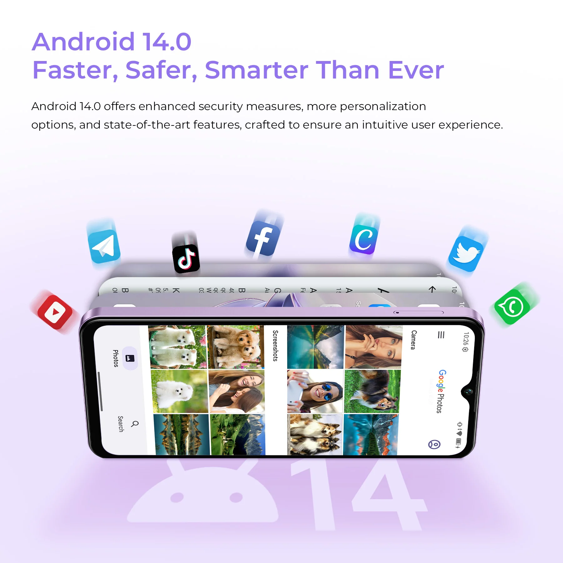 OUKITEL C2-EV 6.52-inch 5000mAh Battery 9.3mm Ultra-thin Body Smartphone(4GB+128GB) - Image 8