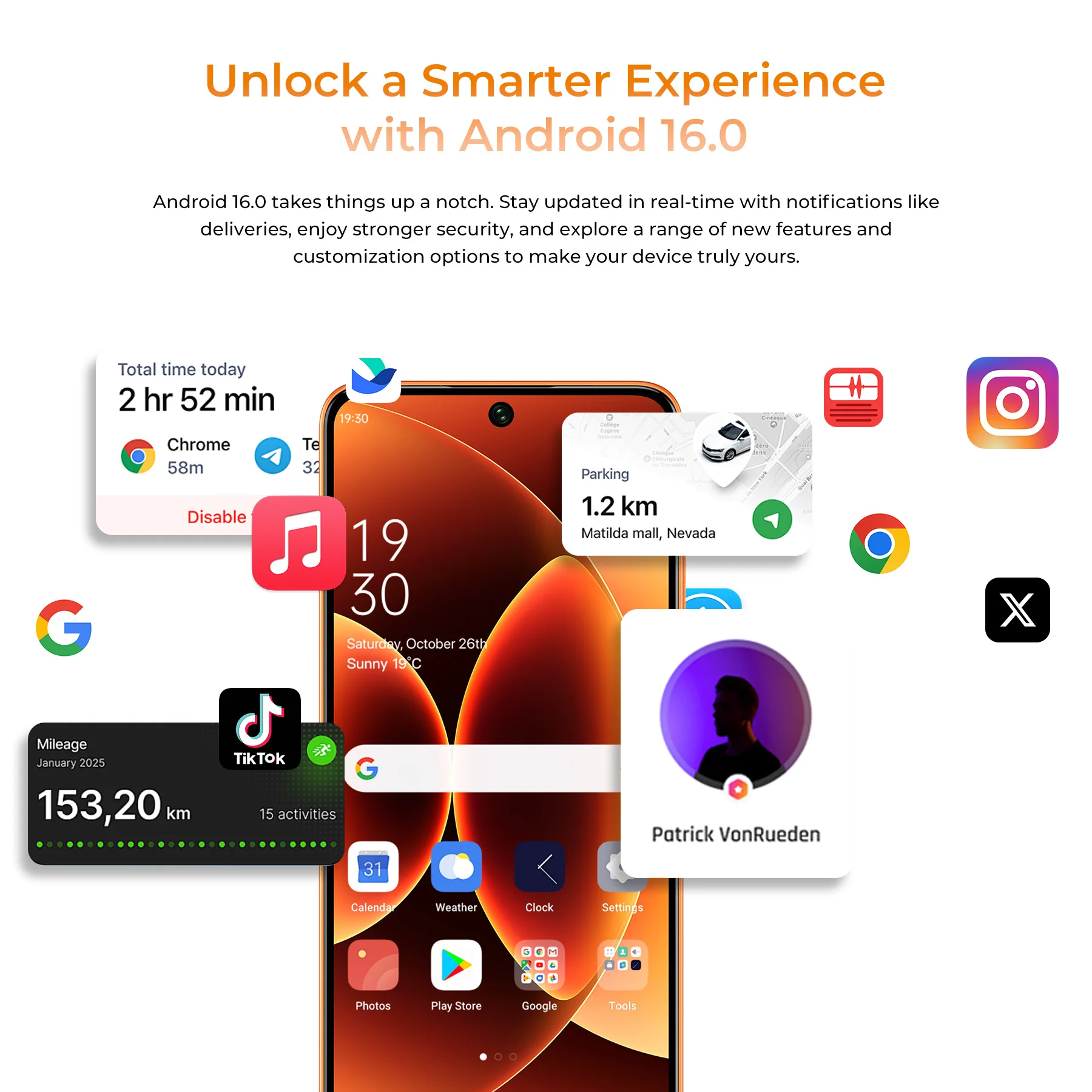 OUKITEL C26 6.63-inch 5150mAh Battery 8.7mm Ultra-thin Body Smartphone(4GB/6GB+128GB) - Image 11
