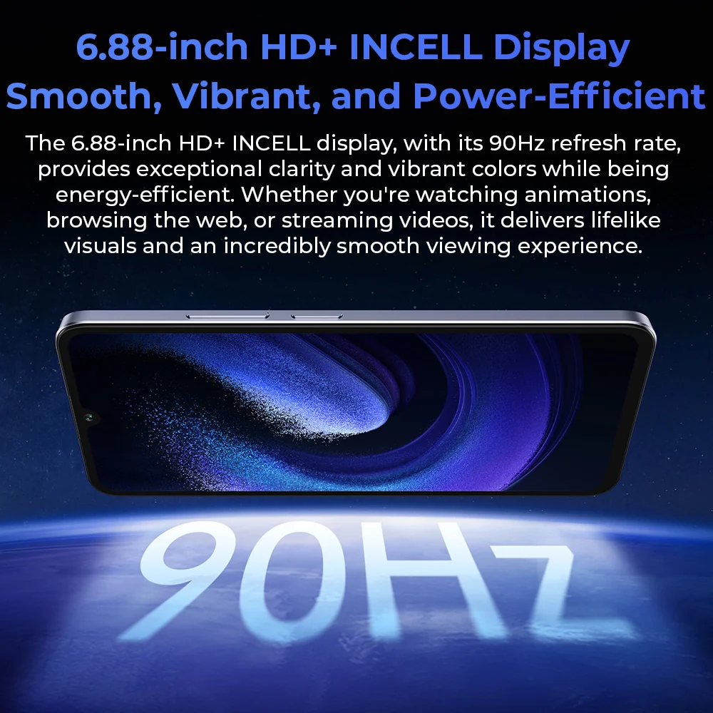 OUKITEL C59 Pro-EV 6.88-inch 10000mAh Battery 13.3mm Ultra-thin Body SmartPhone(8GB+256GB) - Image 6