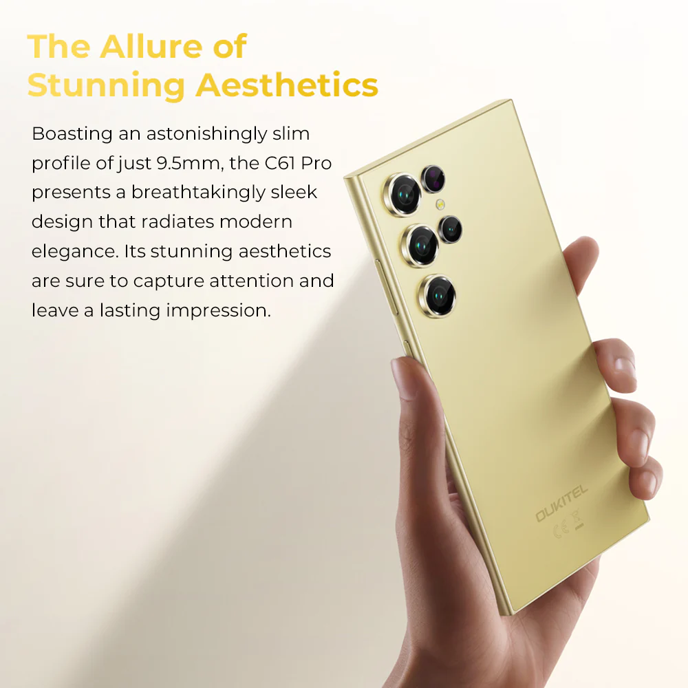 OUKITEL C61 Pro-EV 6.88-inch 5150mAh Battery 9.5mm Ultra-thin Body SmartPhone(8GB+256GB) - Image 6
