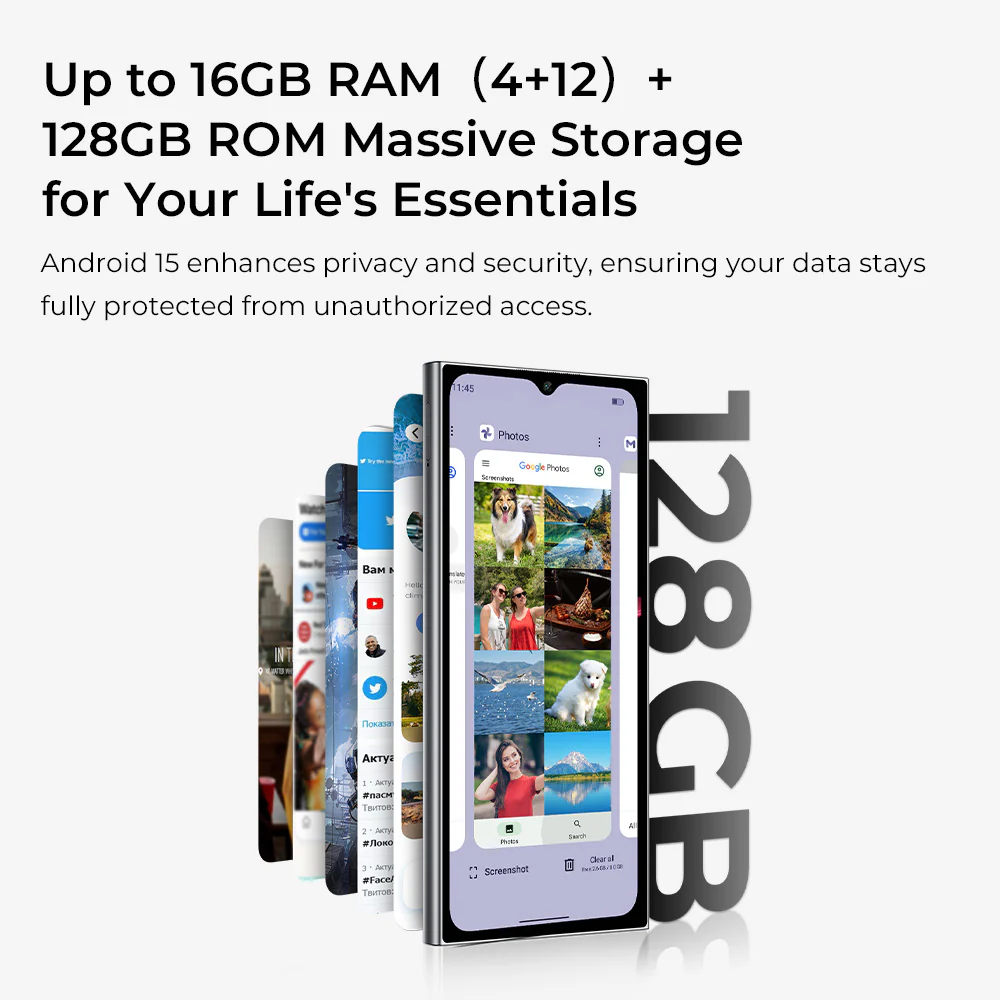 OUKITEL C62-EV 6.88-inch 5150mAh Battery 9.5mm Ultra-thin Body SmartPhone(4GB+128GB) - Image 10