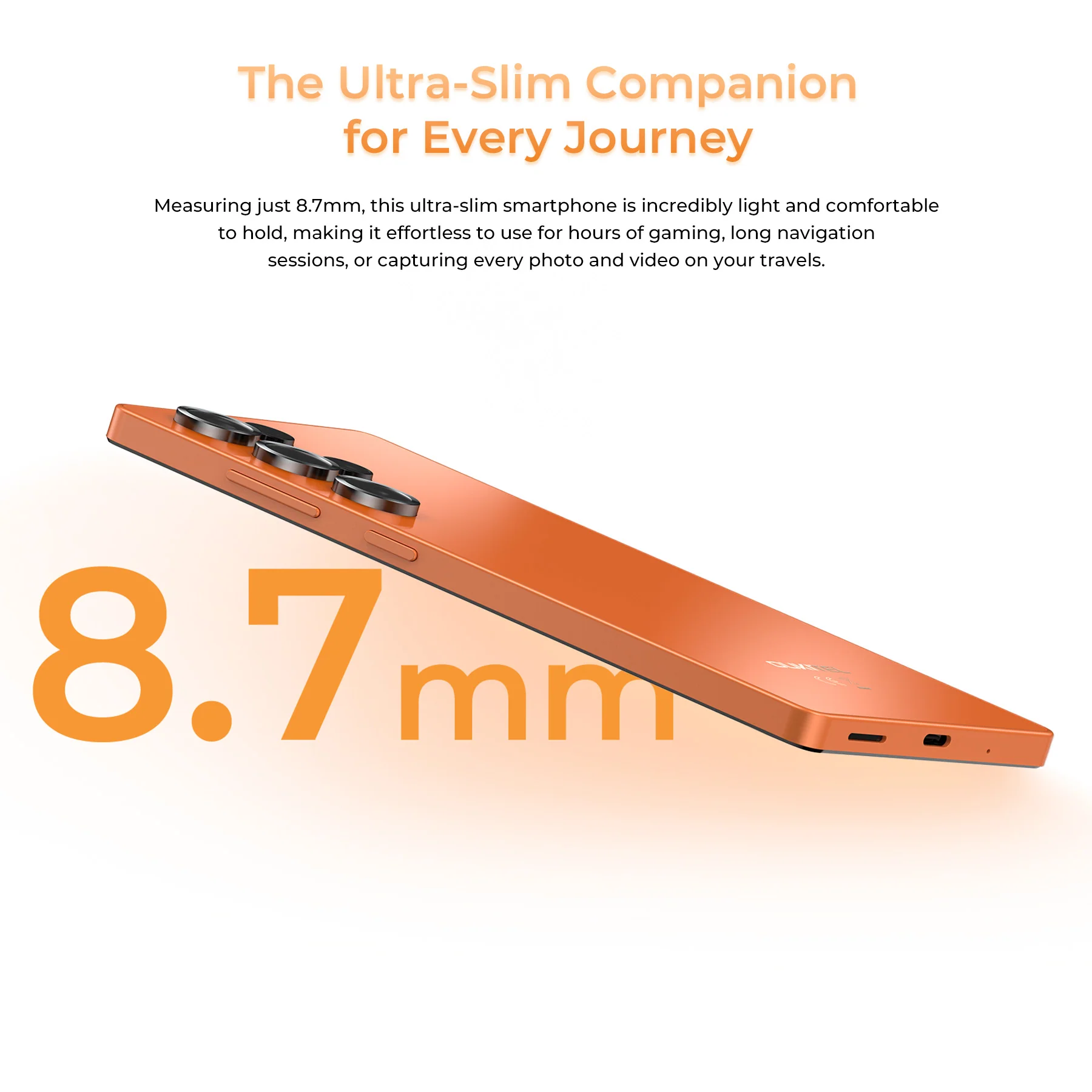OUKITEL C66 6.73-inch 5000mAh Battery 8.7mm Ultra-thin Android 16 Smartphone(8GB+512GB) - Image 11