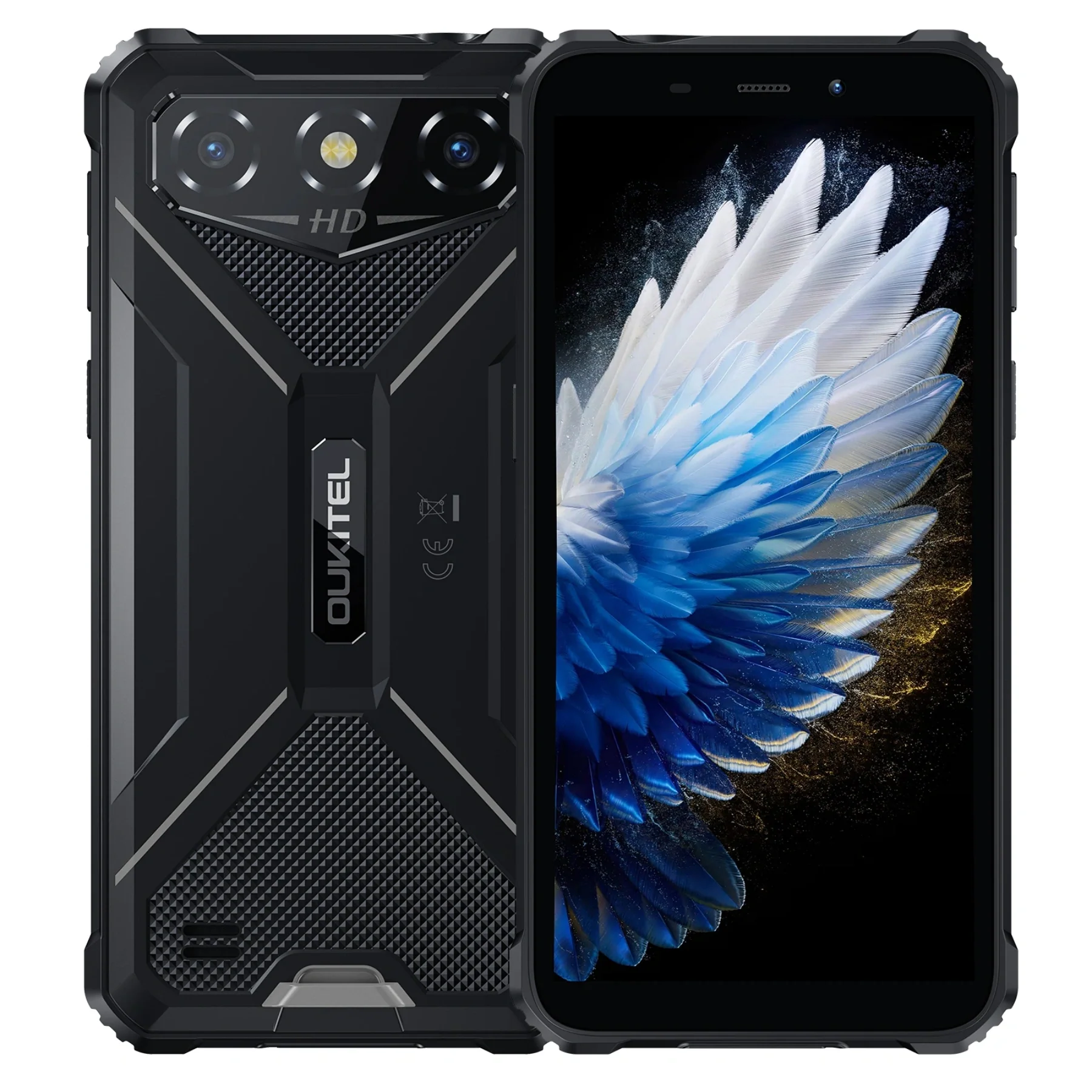 OUKITEL G3-EV Rugged Phone 6'' HD+ Display 6300mAh Big Battery 13MP Camera Android 14(4GB+128GB) - Image 3