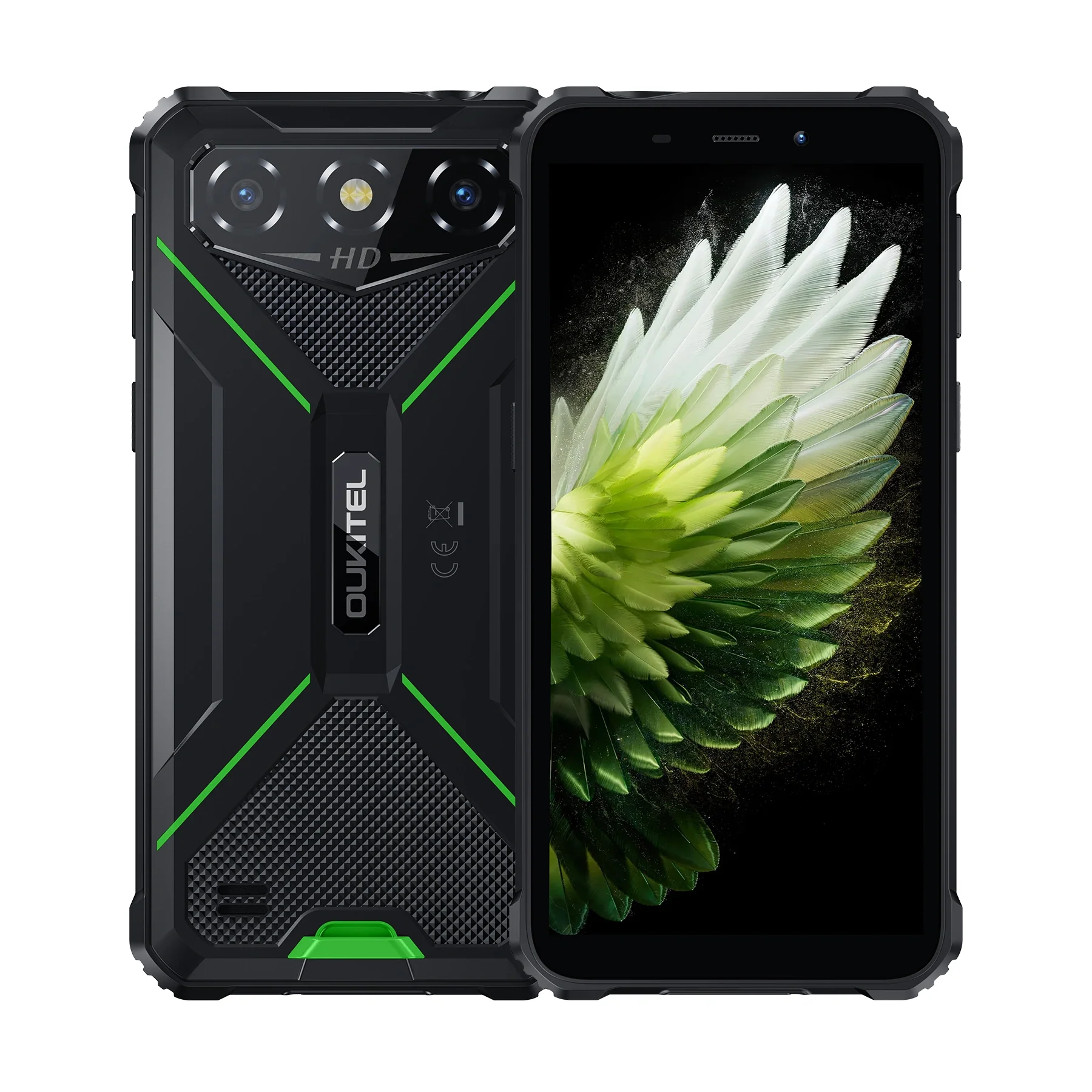 OUKITEL G3-EV Rugged Phone 6'' HD+ Display 6300mAh Big Battery 13MP Camera Android 14(4GB+128GB) - Image 4