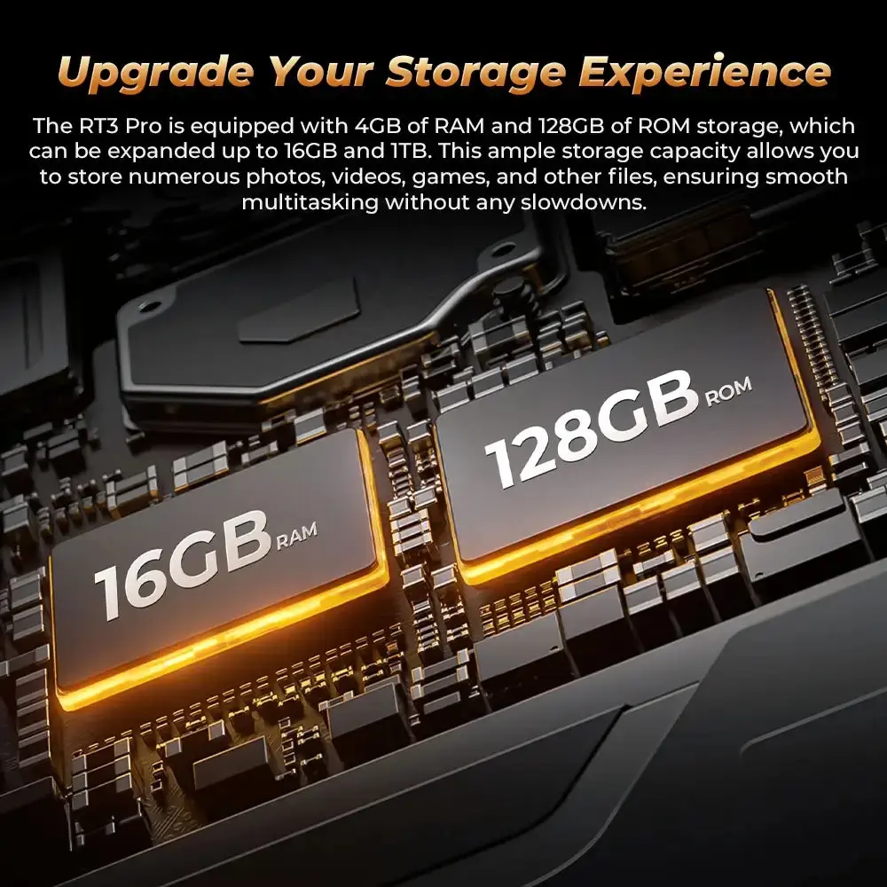 OUKITEL RT3 Pro 4G RuggedTablet 8-inch 5150mAh Big Battery 16MP Camera Android 14 (16GB+128GB NFC) - Image 10