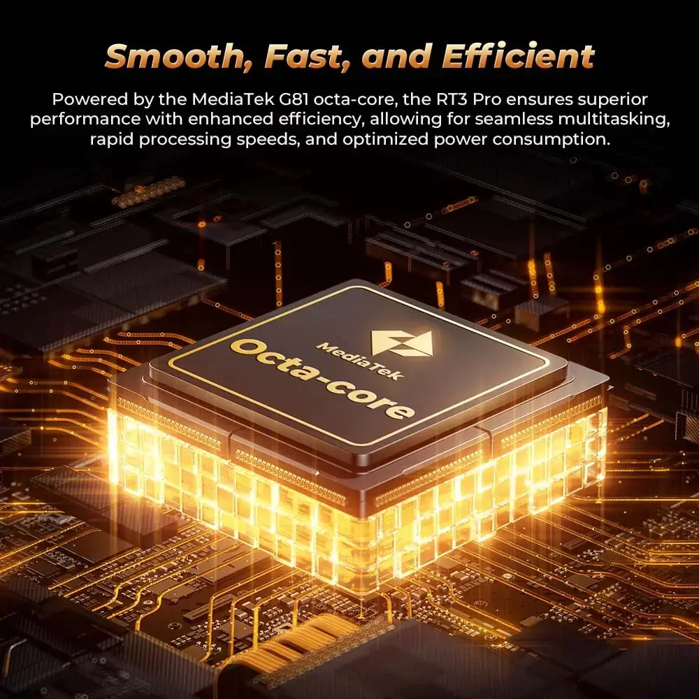 OUKITEL RT3 Pro 4G RuggedTablet 8-inch 5150mAh Big Battery 16MP Camera Android 14 (16GB+128GB NFC) - Image 11