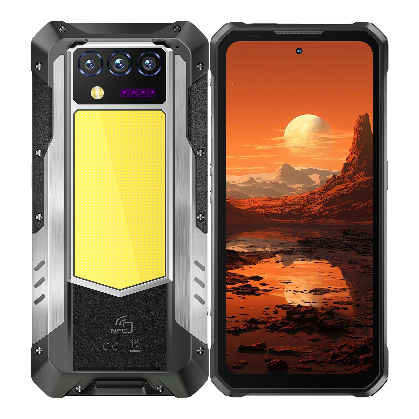 Oukitel WP100 5G Rugged Phone 6.8-inch 120Hz 33000mAh Big Mobile Infrarot-Funktion (16GB+512GB NFC) (No Projection Function)