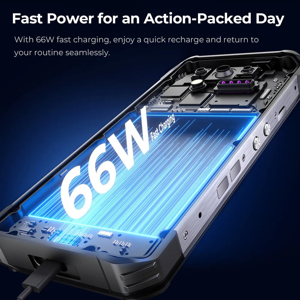 Oukitel WP100 5G Rugged Phone 6.8-inch 120Hz 33000mAh Big Mobile Infrarot-Funktion (16GB+512GB NFC) (No Projection Function) - Image 8