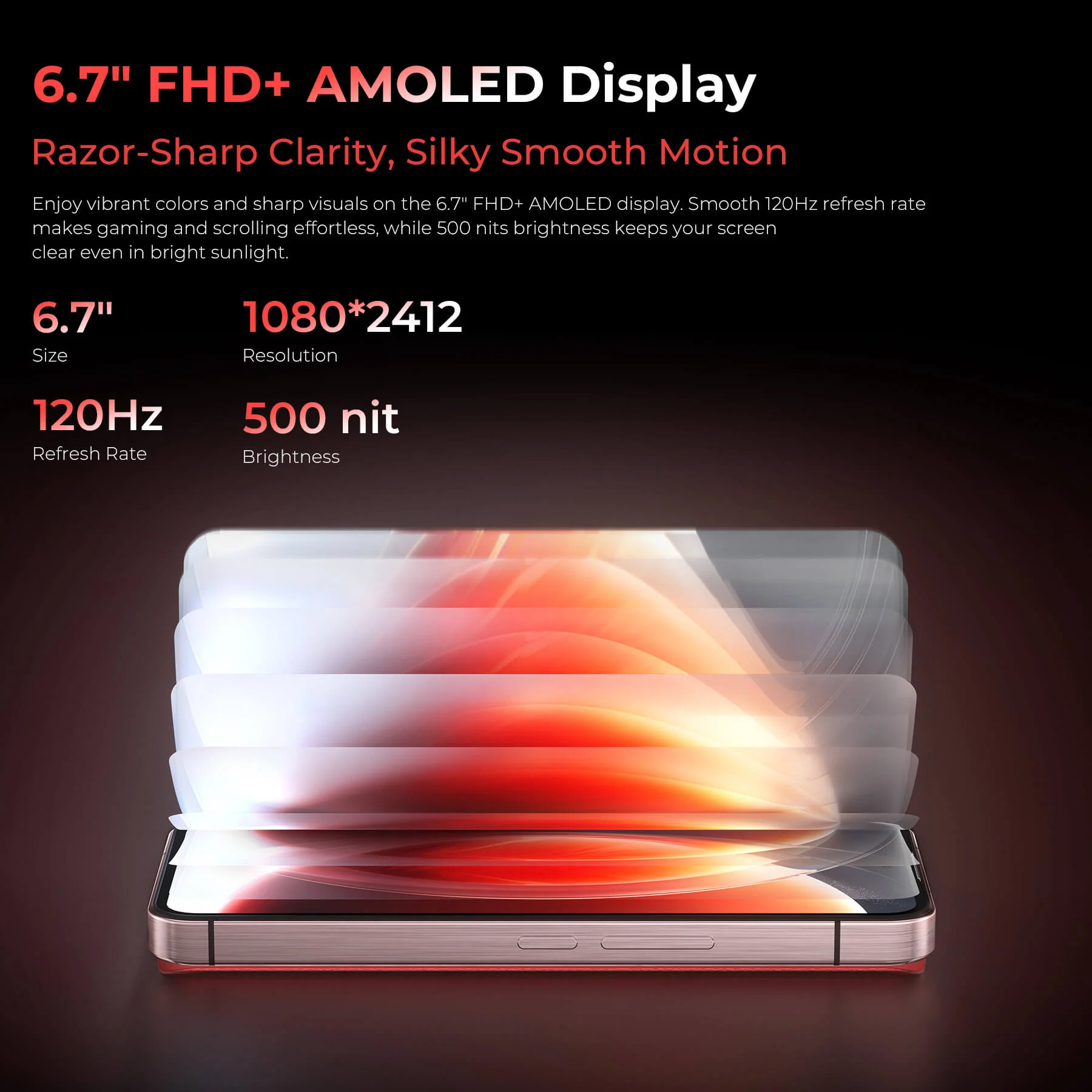 OUKITEL WP210 5G Rugged Phone 6.7'' FHD+ Display 8800mAh Big Battery 108MP Camera Android 15(12GB+512GB NFC) - Image 9