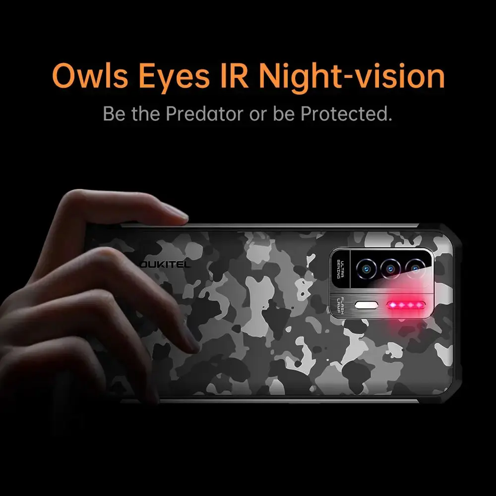 OUKITEL WP27 4G Rugged Phone 6.58-inch 8500mAh Big Battery 68MP Camera Android 13(12GB+256GB NFC) - Image 8