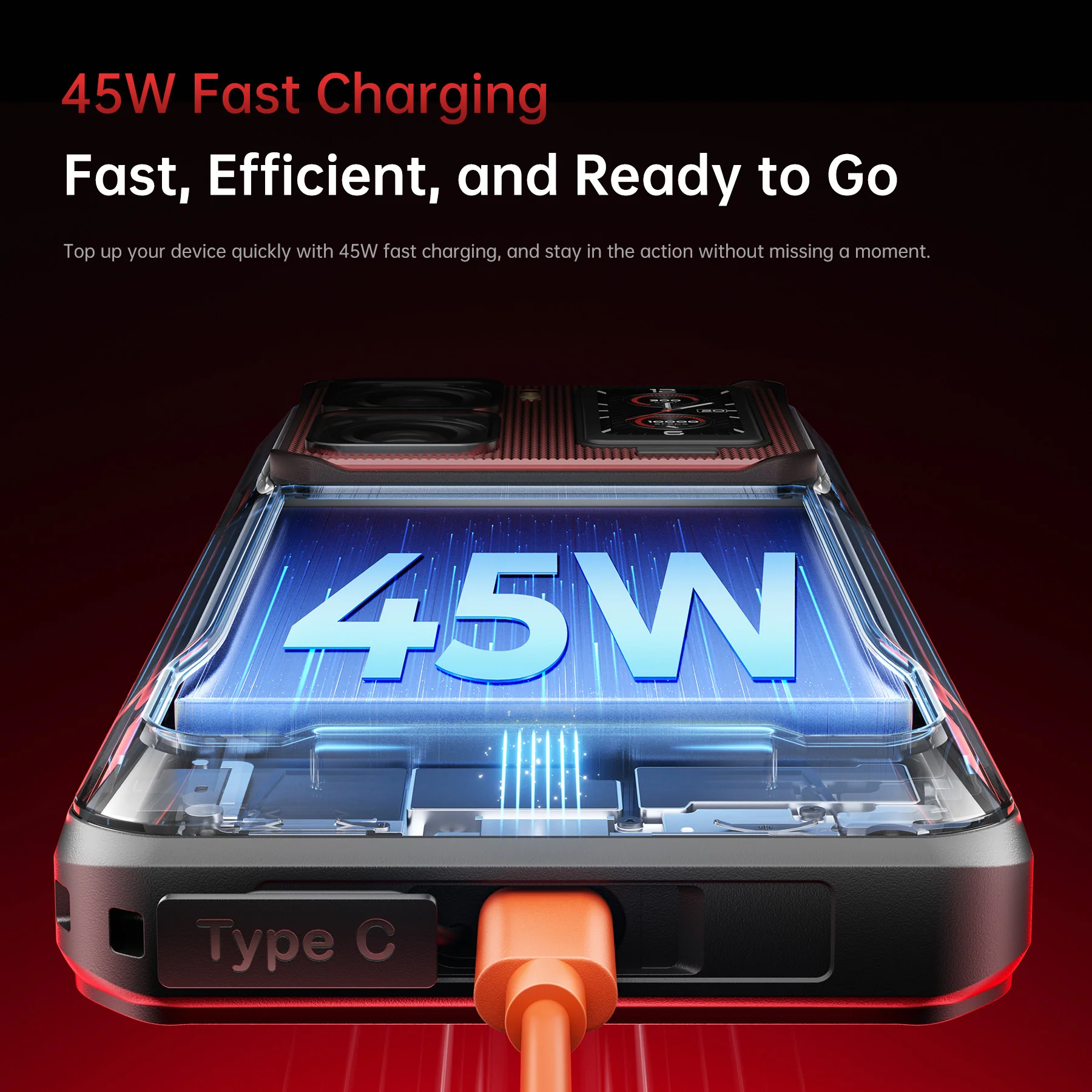 OUKITEL WP300 5G Rugged Phone 6.8-inch 16000mAh Battery 108MP Camera Android 15(12GB+512GB NFC) - Image 13