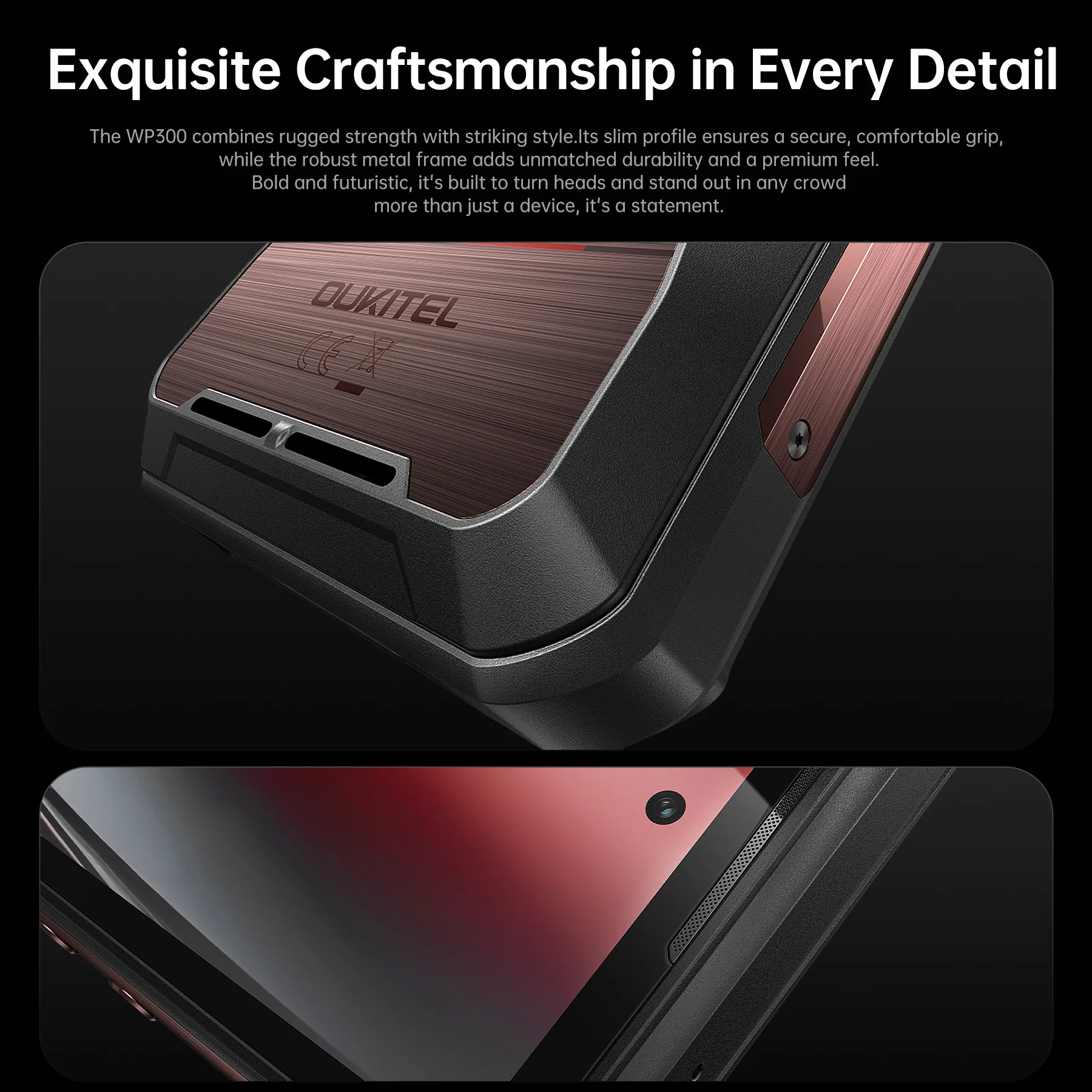 OUKITEL WP300 5G Rugged Phone 6.8-inch 16000mAh Battery 108MP Camera Android 15(12GB+512GB NFC) - Image 9