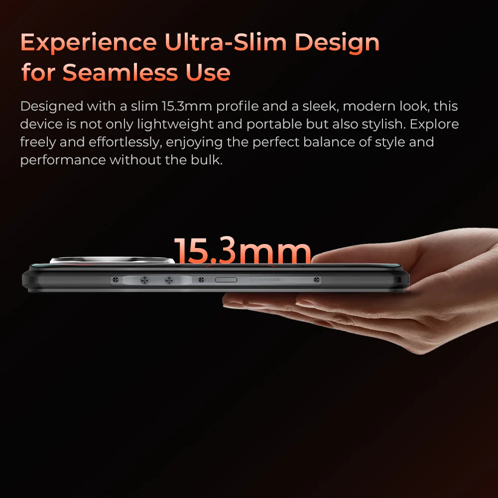 OUKITEL WP55-EV 5G Rugged Phone 6.6'' HD+ Display 11000mAh Big Battery 108MP Camera Android 15(12GB+256GB NFC) - Image 9