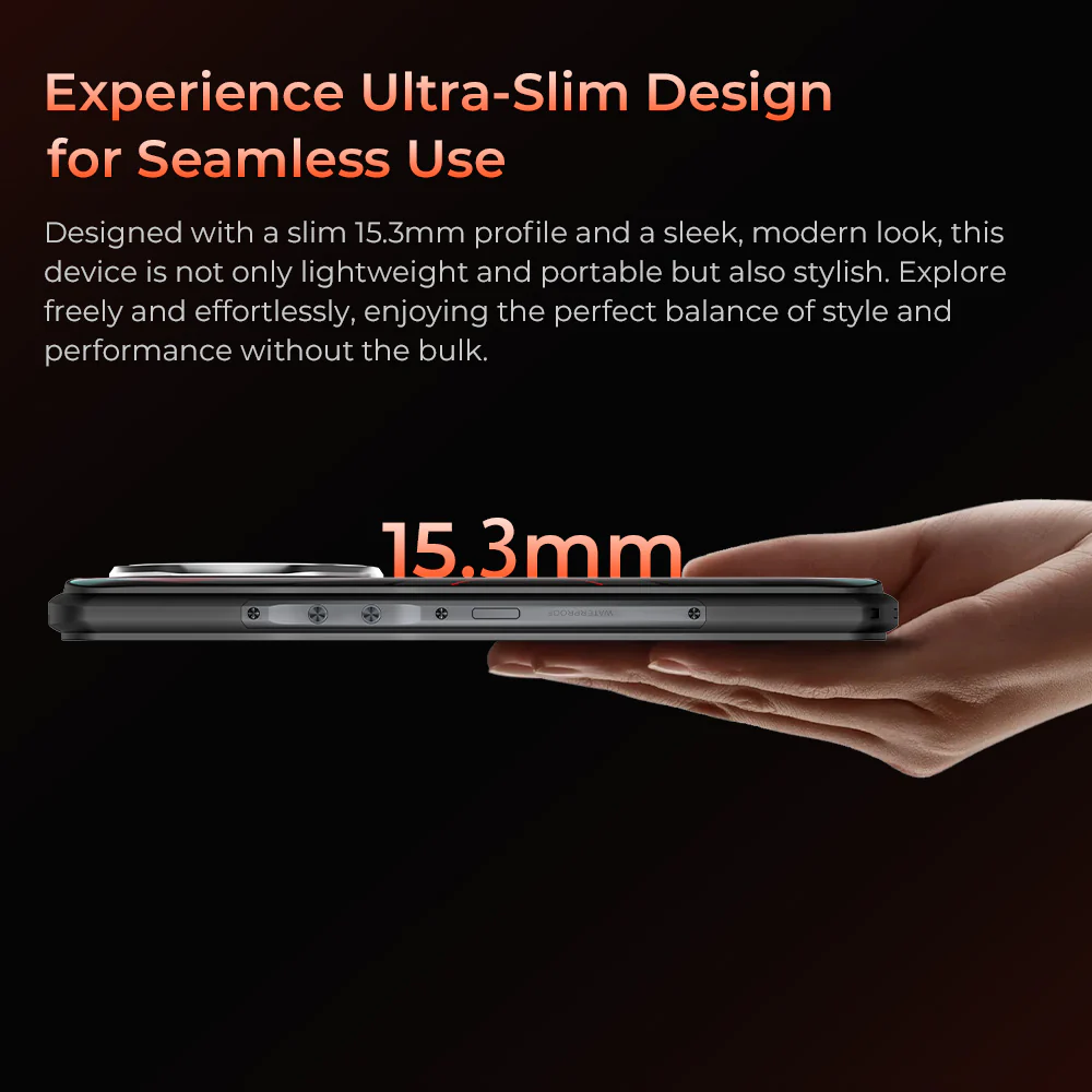 OUKITEL WP55 Pro 5G Rugged Phone 6.6'' HD+ Display 11000mAh Big Battery 108MP Camera Android 15(16GB+512GB NFC) - Image 10