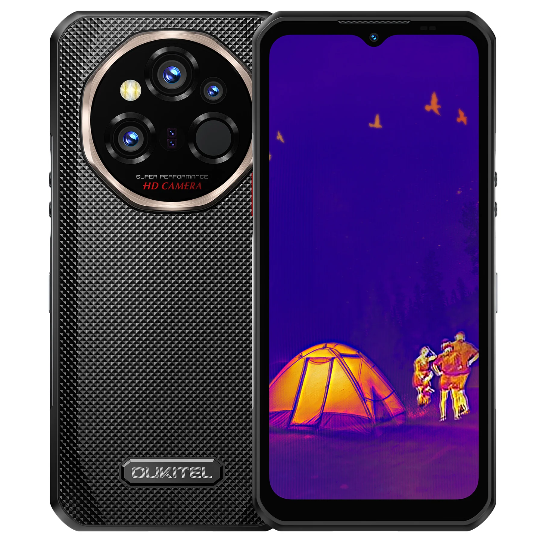 OUKITEL WP55 Ultra 5G Rugged Phone 6.6'' HD+ Display 11,000mAh Big Battery 108MP Thermal Imaging Camera Android 15(12GB+512GB) - Image 3