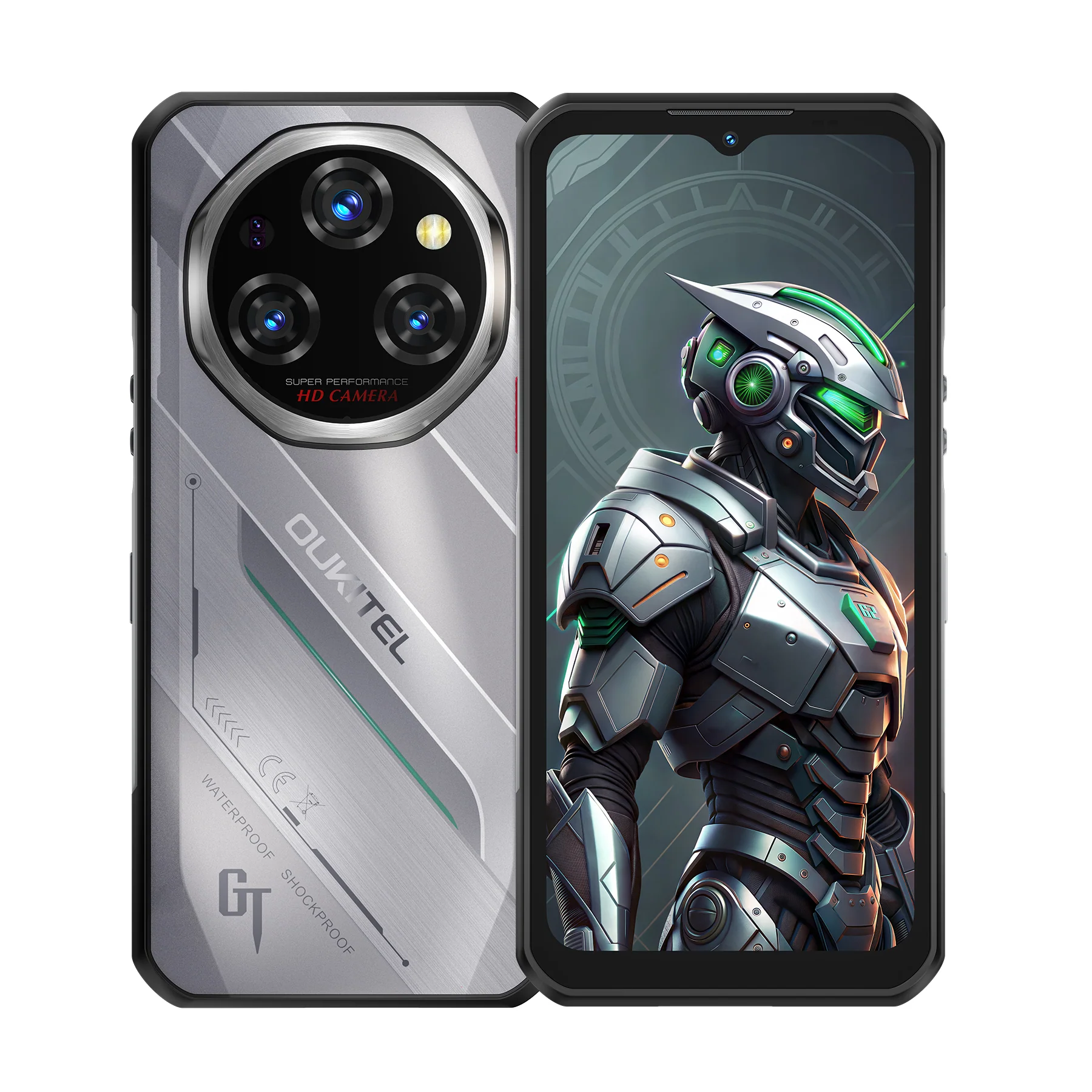 OUKITEL WP62 5G Rugged Phone 6.6-inch FHD+ Display 11,000mAh Battery 108MP Camera Android 15 with NFC(16GB+512GB) - Image 3