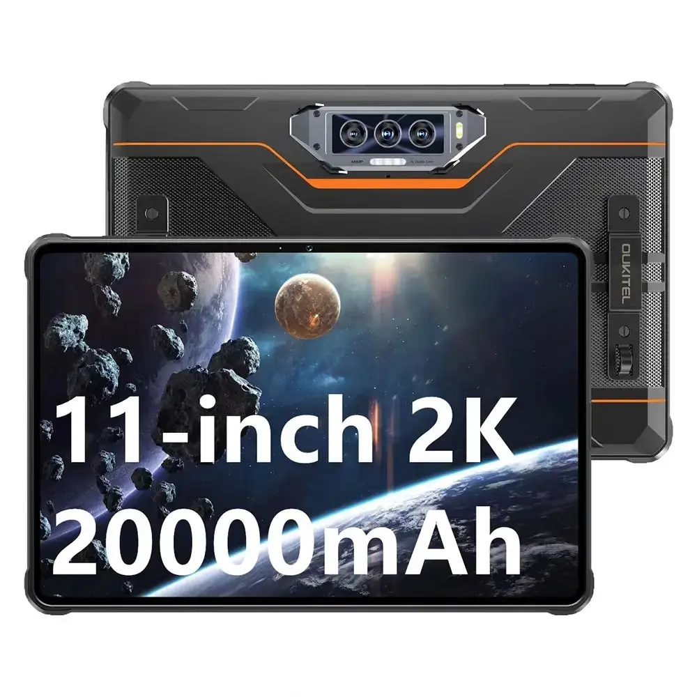 OUKITEL RT8 Rugged Tablet (Stand included) 10.1-inch 2K 20000mAh Battery 48MP Camera Android 14(12GB+256GB) - Image 13