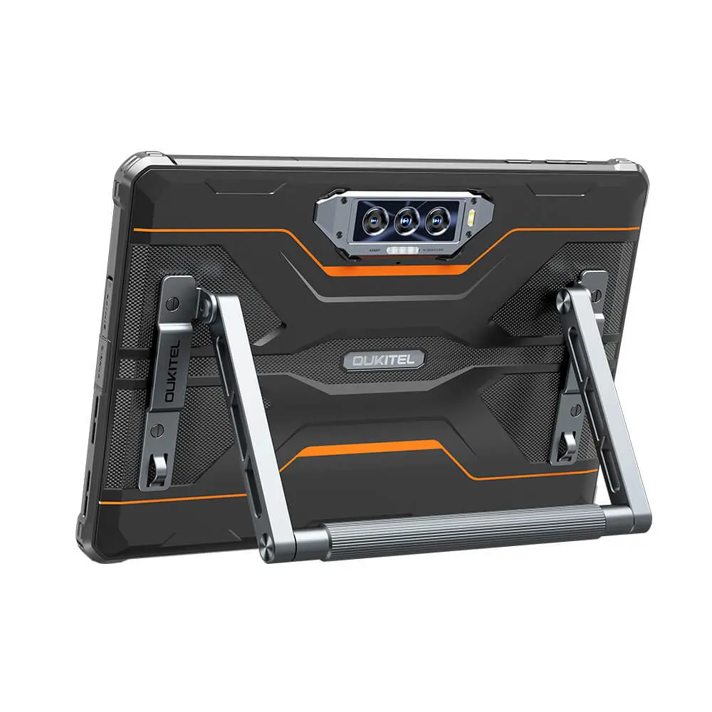 OUKITEL RT8 Rugged Tablet (Stand included) 10.1-inch 2K 20000mAh Battery 48MP Camera Android 14(12GB+256GB) - Image 3