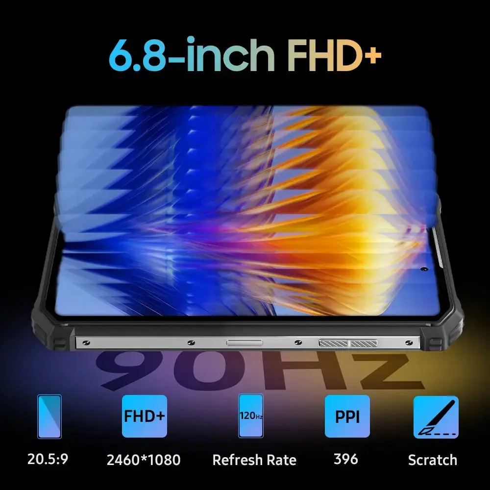 Oukitel WP19 Pro 4G Rugged Phone 6.8-inch 22000mAh Big Battery 64MP Camera (24GB+256GB NFC) - Image 7