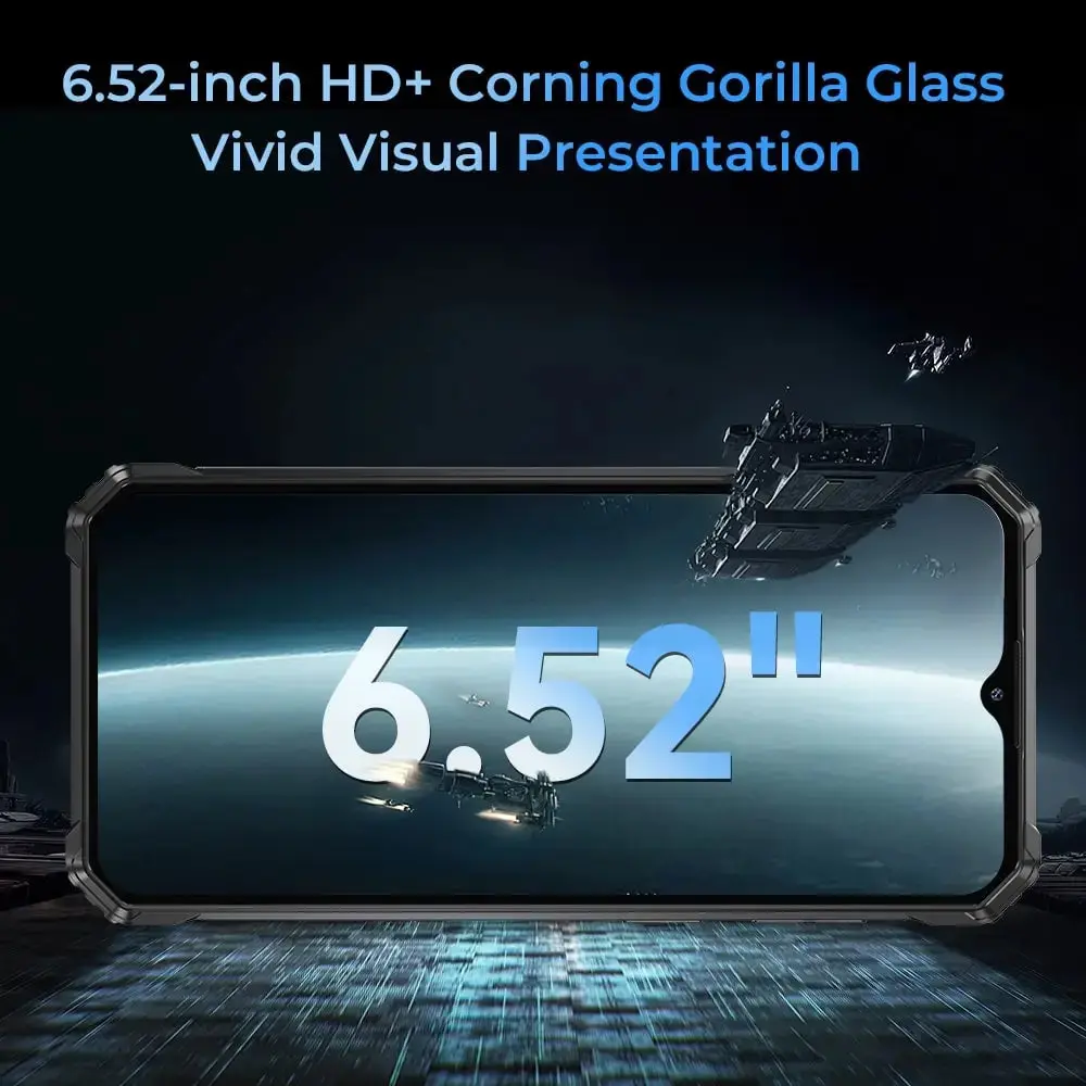 OUKITEL WP36 4G Rugged Phone 6.52-inch 8D Sound 10600mAh Big Battery Android 13(16GB+128GB NFC) - Image 11